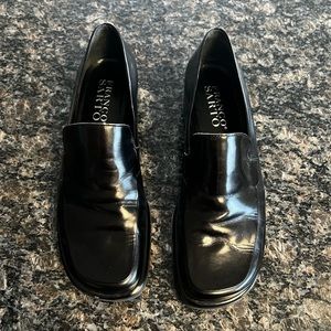 Women’s Franco Sarto Loafers, Black Calf L-Bocca, never worn.
